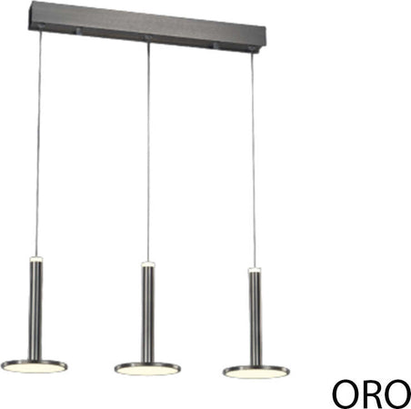 Lampadario-A-Sospensione-Moderno-Tua-Metallo-Lgp-Oro-3-Led-27W-Doppia-Emissione