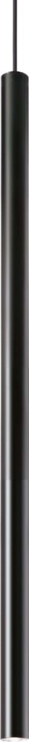 Lampadario-A-Sospensione-Moderno-Ultrathin-Metallo-Nero-Led-12W-3000K-Ip20