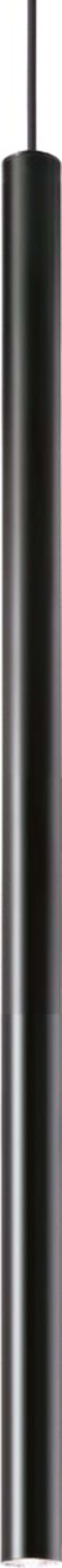 Lampadario-A-Sospensione-Moderno-Ultrathin-Metallo-Nero-Led-12W-3000K-Ip20
