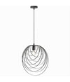 Lampadario A Sospensione Nero E27 Lampada Geometrica Da Soffitto Decorativa B86