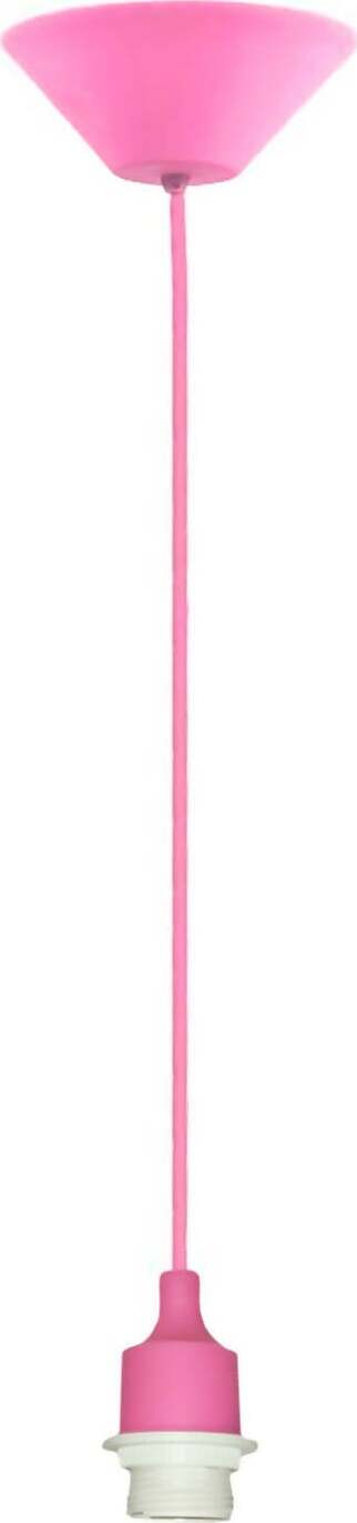 Lampadario A Sospensione Novecento In Gomma Fuxia Per Lampadina E27 Illuminazione/Illuminazione per interni/Illuminazione per bambini/Lampadari Ideart - Valdilana, Commerciovirtuoso.it