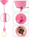 Lampadario A Sospensione Novecento In Gomma Fuxia Per Lampadina E27 Illuminazione/Illuminazione per interni/Illuminazione per bambini/Lampadari Ideart - Valdilana, Commerciovirtuoso.it