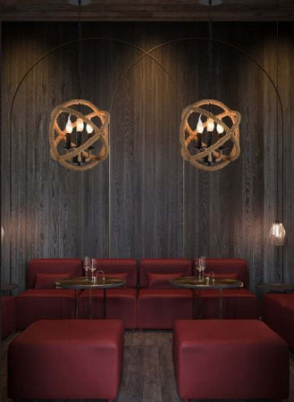 Lampadario A Sospensione Rustico Industriale E14 Sfera In Corda Metallo B55-3 Casa, arredamento e bricolage > Illuminazione da interno > Lampadari Trade Shop italia - Napoli, Commerciovirtuoso.it