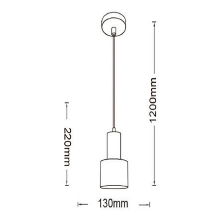 Lampadario A Sospensione Soffitto E27 Lampada Pendente Minimal Per Cucina Isola Snack A22