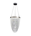 Lampadario A Sospensione Soffitto Led 35w Moderno Cristalli Luce Fredda 6500k B75