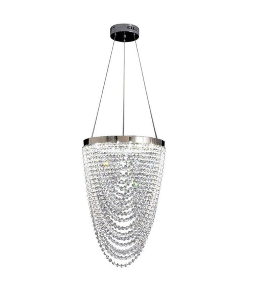 Lampadario A Sospensione Soffitto Led 35w Moderno Cristalli Luce Fredda 6500k B75