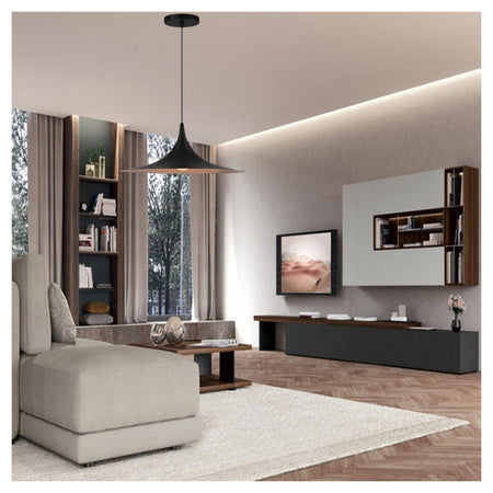 Lampadario A Sospensione Soffitto Stile Contemporaneo Nordico Attacco E27 In Metallo B97