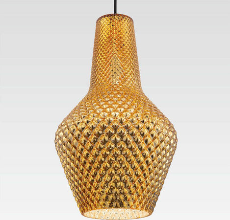 Lampadario-A-Sospensione-Tommy-Metallo-Oro-1-Luce-E27-Diffusore-Vetro