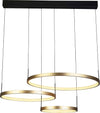 Lampadario-Adornare-Acciaio-Nero-Policarbonato-Oro-3-Luci-Led-107,5W-2700K