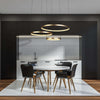 Lampadario-Adornare-Acciaio-Nero-Policarbonato-Oro-3-Luci-Led-107,5W-2700K