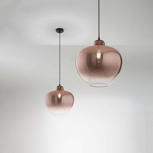 Lampadario-Alluminio-Contemporaneo-Bowl-Rame-1-Luce-E27