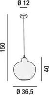 Lampadario-ambra-Perenz-BOWL-6666-AM-E27-LED-sospensione-vetro-classico-lampada-soffitto