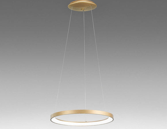 Lampadario-anello-Gea-Luce-KRIZIA-SM-O-50W-LED-2800LM-3000°K-alluminio-oro-classico-interno