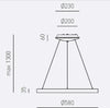 Lampadario-anello-Gea-Luce-KRIZIA-SM-O-50W-LED-2800LM-3000°K-alluminio-oro-classico-interno