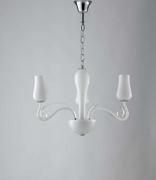 Lampadario Angel Bianco 3Xe14 64X45Cm Illuminazione/Illuminazione per interni/Lampadari lampade a sospensione e plafoniere/Lampadari Led Mall Home - Napoli, Commerciovirtuoso.it