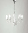 Lampadario Angel Bianco 5Xe14 64X45Cm Illuminazione/Illuminazione per interni/Lampadari lampade a sospensione e plafoniere/Lampadari Led Mall Home - Napoli, Commerciovirtuoso.it