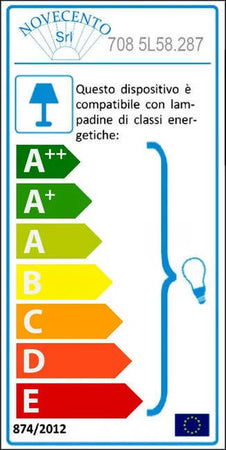 Lampadario Arabella NOVECENTO Bianco in Metallo 5 Punti Luce Diametro 57 cm Design Novecento Attacco E14 Voltaggio 220 42 W Casa e cucina/Illuminazione per interni/Lampadari lampade a sospensione e plafoniere/Lampadari Ideart - Valdilana, Commerciovirtuoso.it