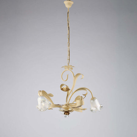 Lampadario-Arte-Povera-Cesto-Avorio-E-Oro-3-Luci-E14