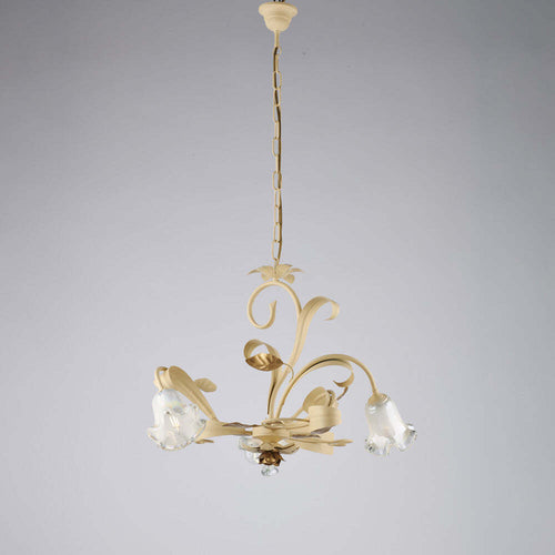 Lampadario-Arte-Povera-Cesto-Avorio-E-Oro-3-Luci-E14