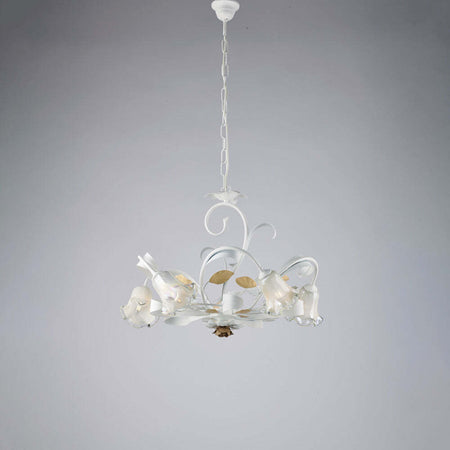 Lampadario-Arte-Povera-Cesto-Bianco-E-Avorio-5-Luci-E14