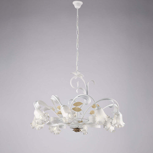 Lampadario-Arte-Povera-Cesto-Bianco-E-Avorio-8-Luci-E14