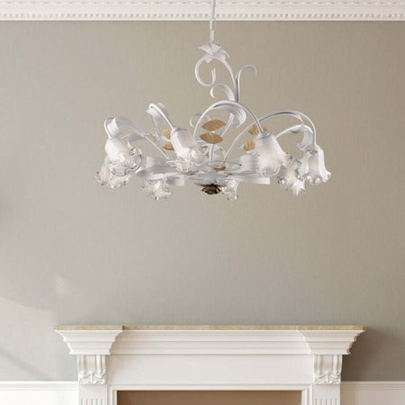 Lampadario-Arte-Povera-Cesto-Bianco-E-Avorio-8-Luci-E14