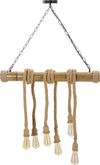 Lampadario-Bamboo/Rope-Cm-80X15X120