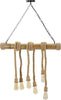 Lampadario-Bamboo/Rope-Cm-80X15X120