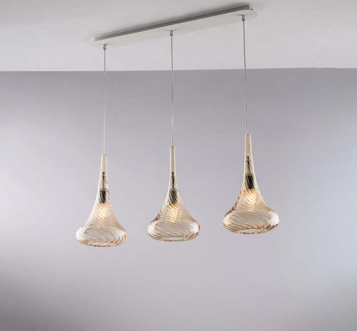 Lampadario-Binario-Contemporaneo-Nemesi-Ambra-3-Luci-E27