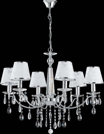 Lampadario Boeme Cromo 6Xe14 68Cm Illuminazione/Illuminazione per interni/Lampadari lampade a sospensione e plafoniere/Lampadari Led Mall Home - Napoli, Commerciovirtuoso.it