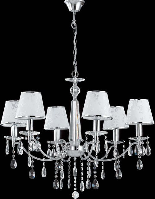 Lampadario Boeme Cromo 6Xe14 68Cm Illuminazione/Illuminazione per interni/Lampadari lampade a sospensione e plafoniere/Lampadari Led Mall Home - Napoli, Commerciovirtuoso.it