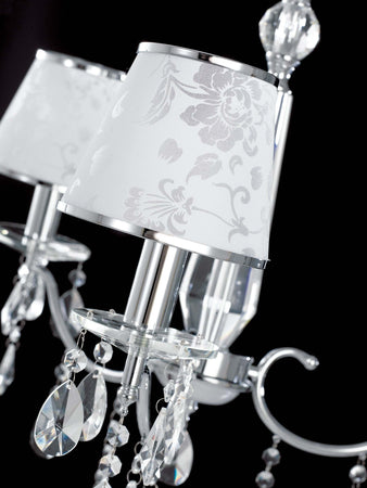 Lampadario Boeme Cromo 6Xe14 68Cm Illuminazione/Illuminazione per interni/Lampadari lampade a sospensione e plafoniere/Lampadari Led Mall Home - Napoli, Commerciovirtuoso.it