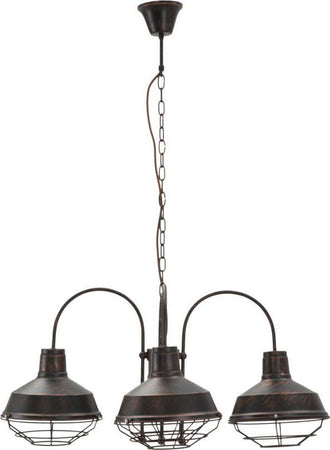 Lampadario Bronks 4 Luci Cm  80X80X40 (Catena Cm 80) Illuminazione/Illuminazione per interni/Lampadari lampade a sospensione e plafoniere/Lampadari Led Mall Home - Napoli, Commerciovirtuoso.it