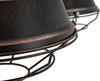 Lampadario Bronks 4 Luci Cm  80X80X40 (Catena Cm 80) Illuminazione/Illuminazione per interni/Lampadari lampade a sospensione e plafoniere/Lampadari Led Mall Home - Napoli, Commerciovirtuoso.it