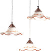 Lampadario-ceramica-Due-P-illuminazione-HOPE-S3-E27-LED-classica-lampada-soffitto-sospensione