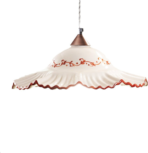Lampadario-ceramica-Due-P-illuminazione-HOPE-SG-E27-LED-classica-lampada-soffitto-sospensione