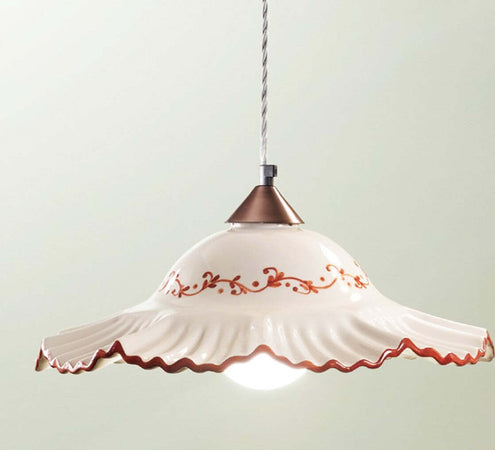 Lampadario-ceramica-Due-P-illuminazione-HOPE-SG-E27-LED-classica-lampada-soffitto-sospensione