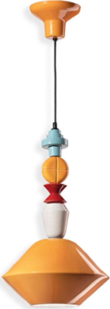 Lampadario-ceramica-Ferroluce-Decò-LARIAT-C2510-E27-LED-sospensione-classica-moderna