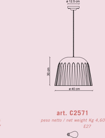 Lampadario-ceramica-Ferroluce-Decò-MADAME-GRES-C2571-E27-LED-sospensione-classica-moderna