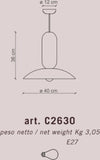Lampadario-ceramica-Ferroluce-Decò-PAU-C2630-E27-LED-sospensione-classica-contemporanea