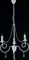 Lampadario-Classico-3-Luci-Ferro-Bianco-Shabby-e-Cristalli-Serie-Elegant