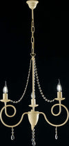 Lampadario-Classico-3-Luci-Ferro-Decapé-Avorio-e-Cristalli-Serie-Elegant