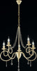 Lampadario-Classico-5-Luci-Ferro-Decapé-Avorio-e-Cristalli-Serie-Elegant