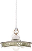 Lampadario-Classico-Alessandria-Ceramica-E-Ottone-Satinato-Decorato-1-Luce-E27