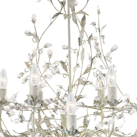 Lampadario-Classico-Almandita-Acciaio-Bianco-Vetro-Oro-12-Luci-E14