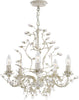 Lampadario-Classico-Almandita-Acciaio-Bianco-Vetro-Oro-5-Luci-E14