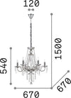 Lampadario-Classico-Amadeus-Metallo-Cristallo-Trasparente-6-Luci-E14