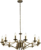 Lampadario-Classico-Ascot-Acciaio-Ottone-12-Luci-E14