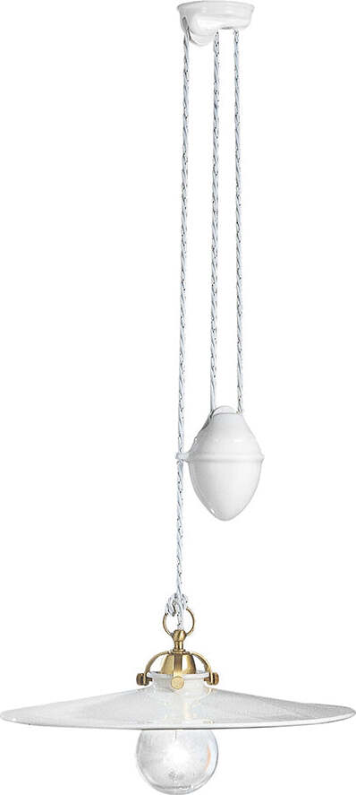 Lampadario-Classico-Asti-Ferro-E-Ceramica-Ottone-Satinato-Decorato-1-Luce-E27