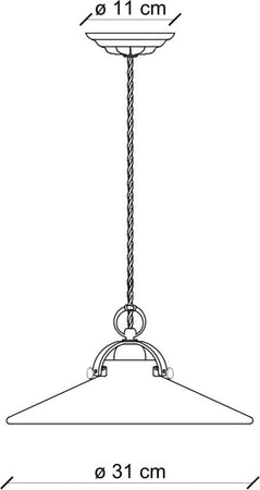 Lampadario-Classico-Asti-Ottone-E-Ceramica-Ferro-E-Ceramica-Nero-1-Luce-E27